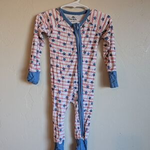 Little Joy Co Bamboo Stars and stripes pajamas